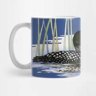 Watercolor Loon Mug